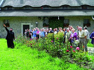 Kloster Moldovita und Erklärungen von Nonne Tatiana