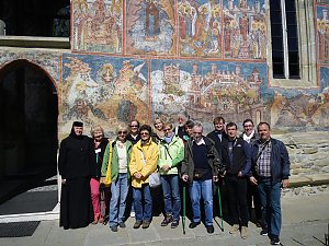 Gruppenfoto am Kloster Moldovita