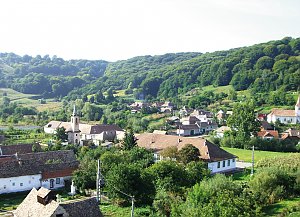 Blick von der Kirchenburg Valea Viilor/Wurmloch